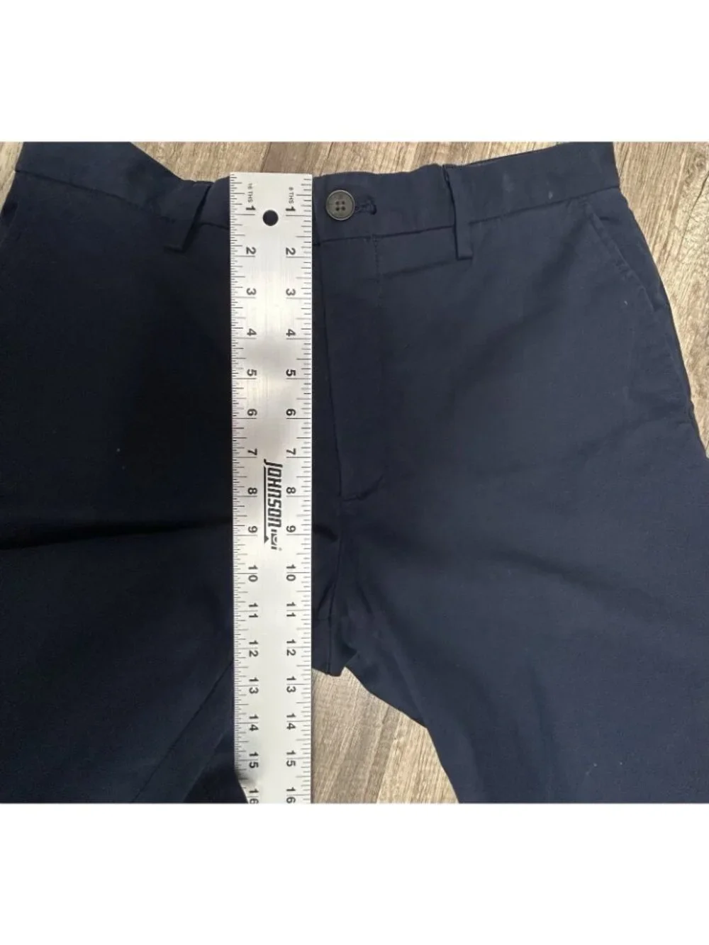 Banana Republic Lived-In Chino Athletic Fit Pants 33x34 Navy Blue (fits 34Wx33L)
